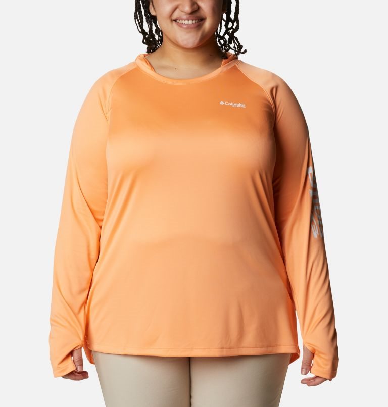 Columbia PFG Tidal Tee Hettegensere Dame Oransje | Plus Size 02536Z